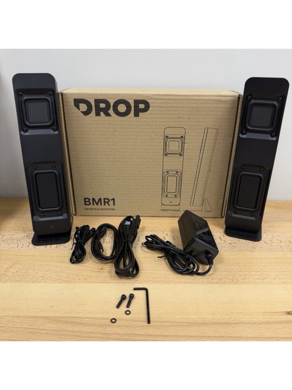 DROP BMR1 Nearfield Monitors Balanced Mode Radiators PC Speakers Black
